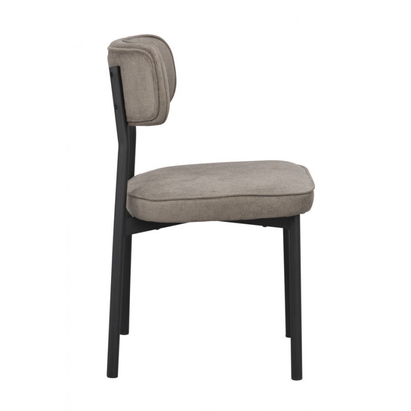 RO Paisley Chair Grey Brown/Black